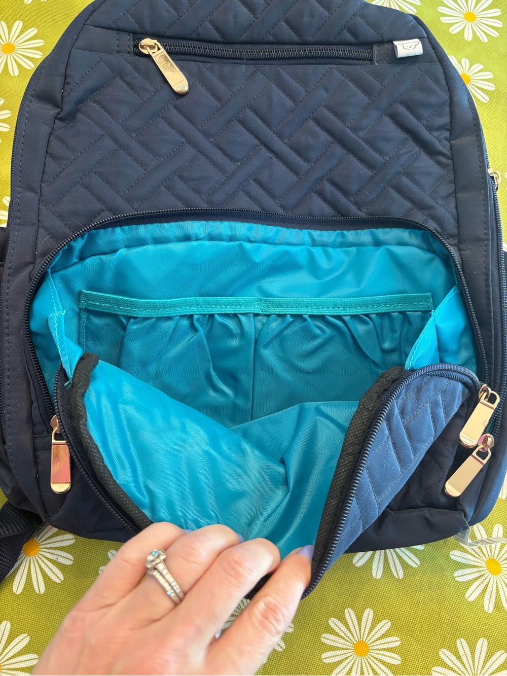 Fisher Price Quilted Diaper Bag - Picture 2 of 8